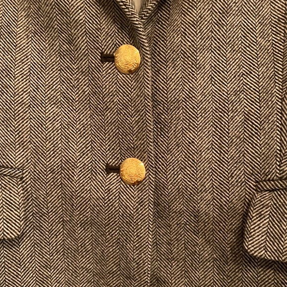 Brand New Houndstooth J.Crew Blazer with Gold Buttons - Women’s Size 6 - Picture 4 of 7